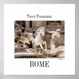 Trevi Fountain, Rome Poster