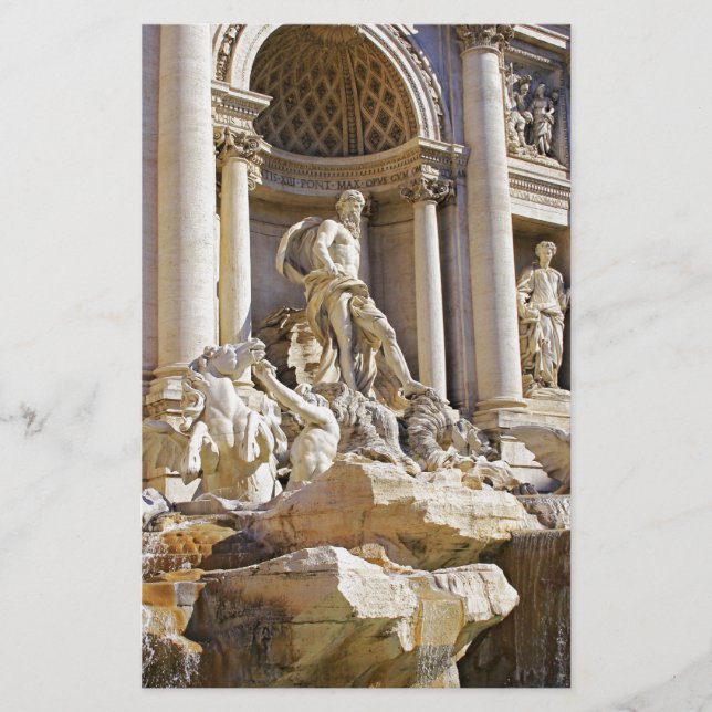 Trevi fountain stationery (Front)