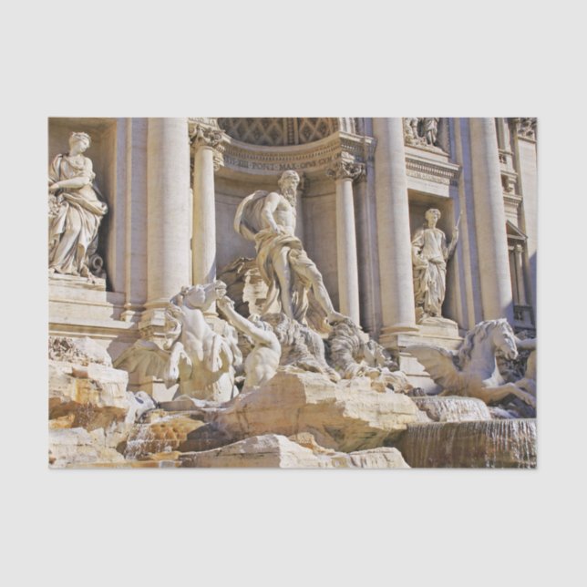 Trevi fountain tissue paper (Front)