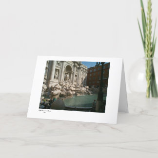 Trevi, Trevi Fountain - Rome 1762 Card