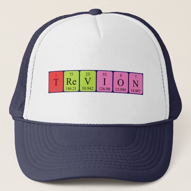Trevion periodic table name hat (Front)