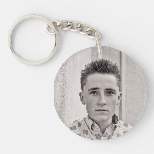 Trevor and Austin Double Sided Keychain (Front)