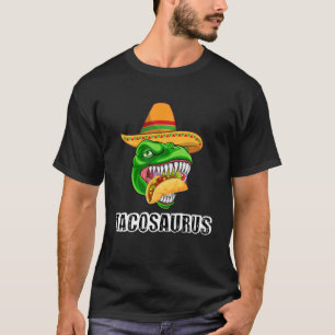 Trex Cinco De Mayo Tyrannosaurus Dinosaur Lets Fie T-Shirt