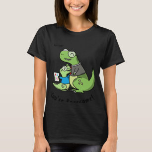 Trex Daddy Child Dinosaur Sentimental Gift for Dad T-Shirt