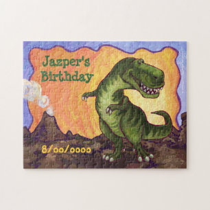 TRex Dino Personalised Birthday Puzzle