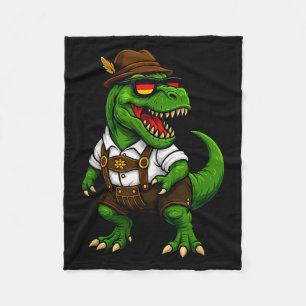 Trex Dinosaur Bavarian German Costume Boys Men Kid Fleece Blanket