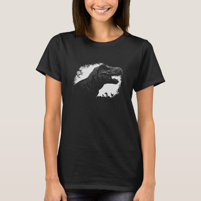 Trex Dinosaur Fossil Day T-Shirt (Front)
