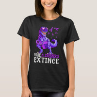 Trex Dinosaur Make Alzheimers Extinct Awareness Ki
