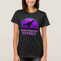 Trex Dinosaur Make Epilepsy Extinct Awareness Kids