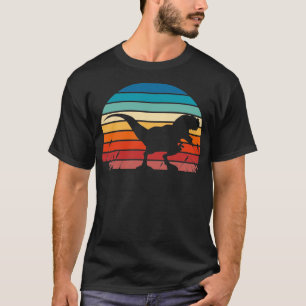 Trex Dinosaur Retro Sunset T-Shirt