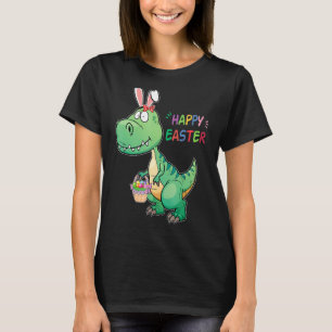 Trex Easter Eastrawr Dinosaurs Bunny Ear Hunting E T-Shirt