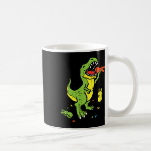 Trex Eating Bunny Funny Easter Dinosaur Lover Boys Coffee Mug