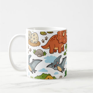 Trex Jungle Dinosaur Mug – Cute Baby Pattern