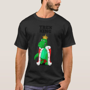 Trex King Boys Rex Dinosaur  Mens Tyrannosaurus 1 T-Shirt