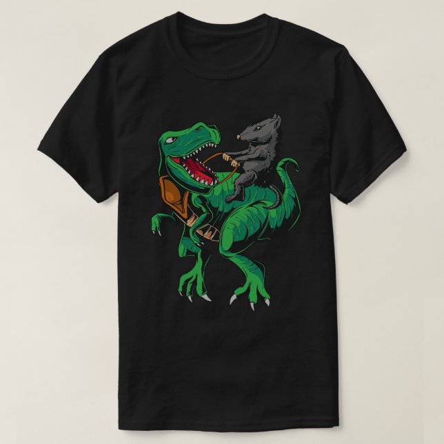 Trex opossum TShirt (Design Front)