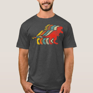 Trex Retro 1970s Style Graphic Distress T-Shirt