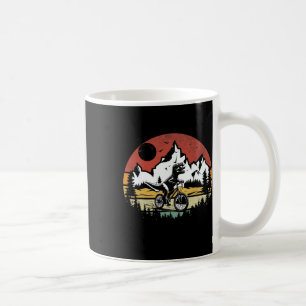 Trex Riding Bicycle Vintage Mountain Biking Dino T Coffee Mug