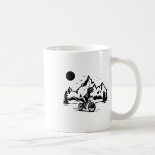 Trex Riding Bicycle Vintage Mountain Biking Dino T Coffee Mug