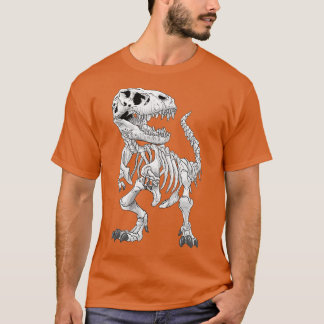 TRex Skeleton Dino bones paleontologist Fossil T-Shirt