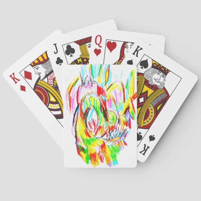 Trex summer  playing cards (Back)
