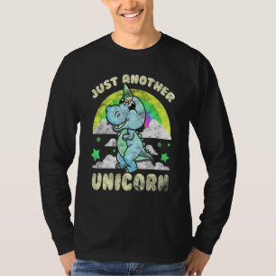 Trex Unicorn Inspired Ice Cream Cone Horn Related T-Shirt
