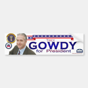 Trey Gowdy for President Bumper Sticker