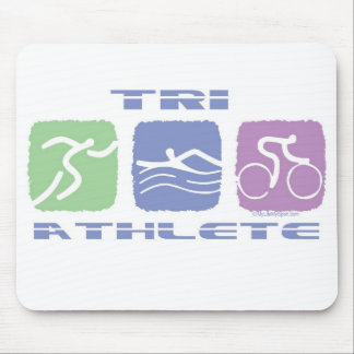 TRI ATHLETE MOUSE PAD