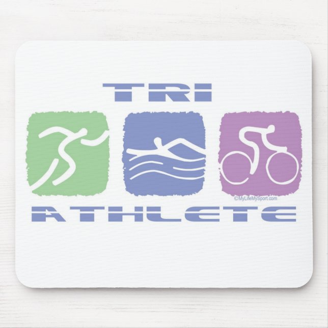 TRI ATHLETE MOUSE PAD (Front)
