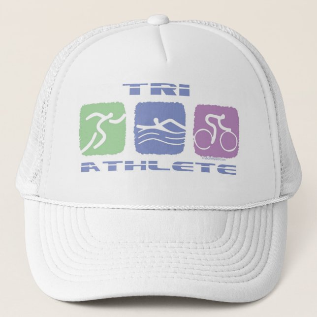 TRI ATHLETE TRUCKER HAT (Front)