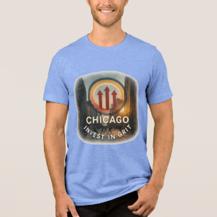 Tri-blend Chicago T-Shirt Emotional Grit Tee