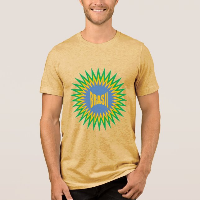 Tri-blend men's T-Shirt  SUN  BRASIL Shirt (Front)