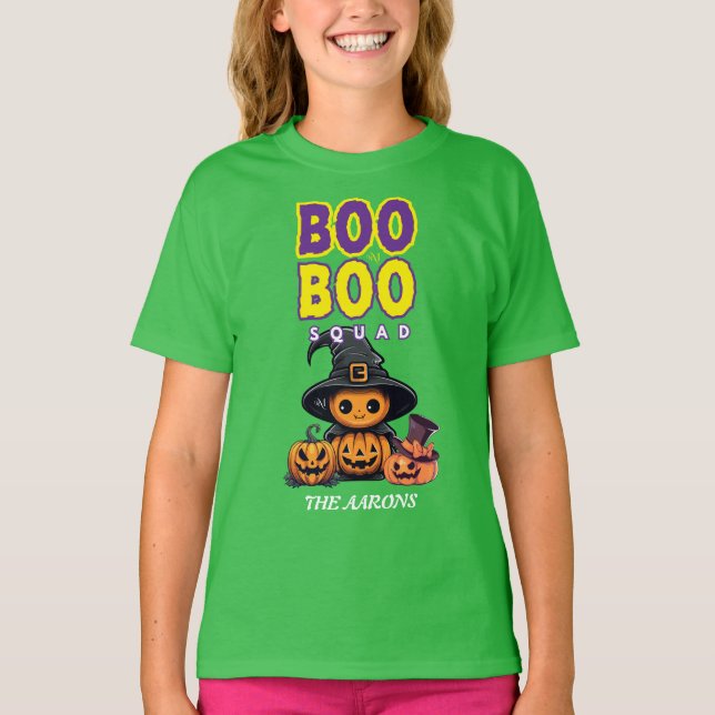 Tri-Blend Shirt :  HALLOWEEN Boo-Treat #6 (Front)