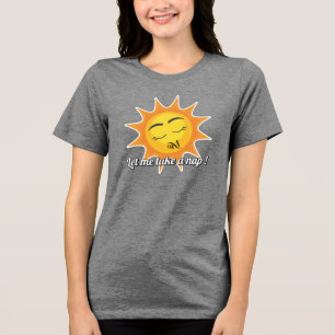 Tri-Blend Shirt : Take a Nap (grey)