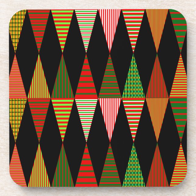 Tri Christmas Trees Coaster (Front)
