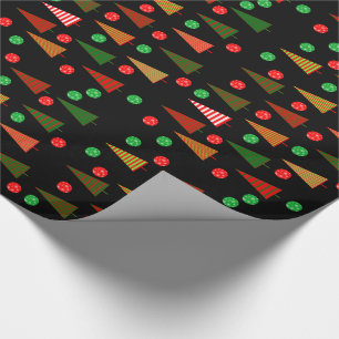 Tri Christmas Trees Wrapping Paper