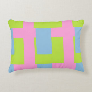 Tri Color Accent Pillow