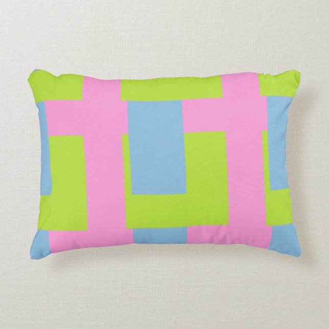 Tri Color Accent Pillow (Front)