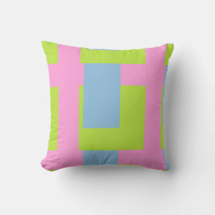 Tri Color Throw Pillow