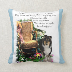 Tri Colour Collie Art Gifts Cushion