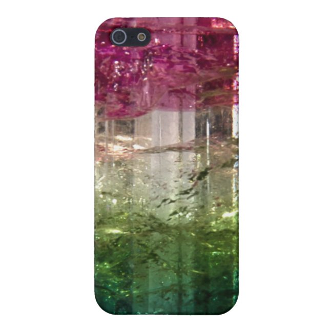 Tri-Colour Crystal Abstract Art Speck iPhone 4 iPhone Case (Back)
