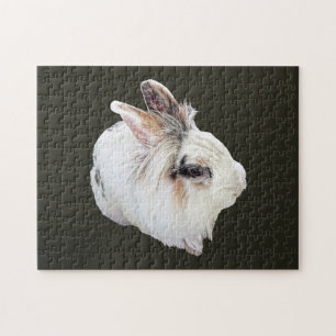 Tri-Colour Lionhead Rabbit Jigsaw Puzzle