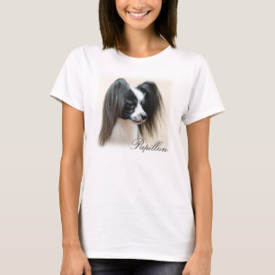 Tri-Colour Papillon Dog T-Shirt