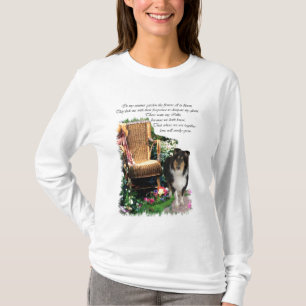 Tri-Colour Rough Collie Art Gifts T-Shirt