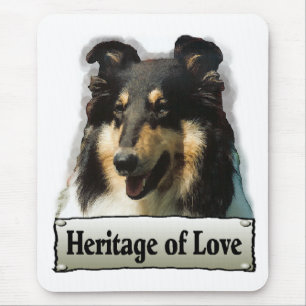 Tri Colour Rough Collie Gifts Mouse Pad