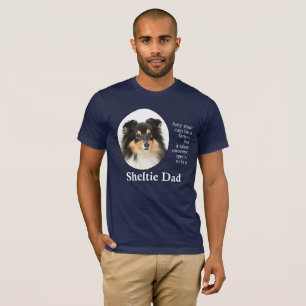 Tri-Colour Sheltie Dad T-Shirt