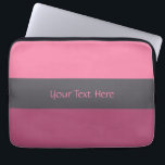 Tri-colour stripes custom laptop sleeves<br><div class="desc">Change the text field to what you want. You can also change the font and its size and colour,  as well as add more text fields,  by using the "Customise it" function. See my store for more items with this design.</div>