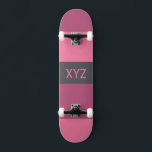 Tri-colour stripes custom skateboards<br><div class="desc">Change the text field to what you want. You can also change the font and its size and colour,  as well as add more text fields,  by using the "Customise it" function. See my store for more items with this design.</div>
