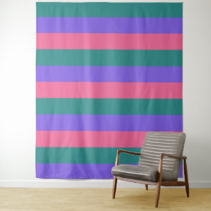 Tri-Colour Stripes pattern tapestries