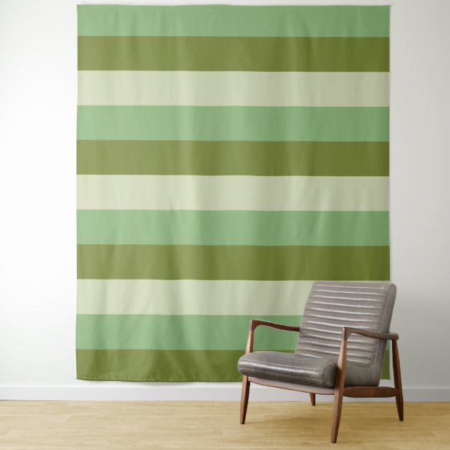 Tri-Colour Stripes pattern tapestries (In Situ)