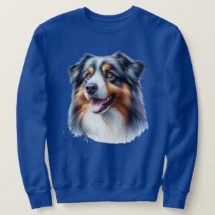 Tri-Coloured Australian Shepherd Dog Sweatshirt